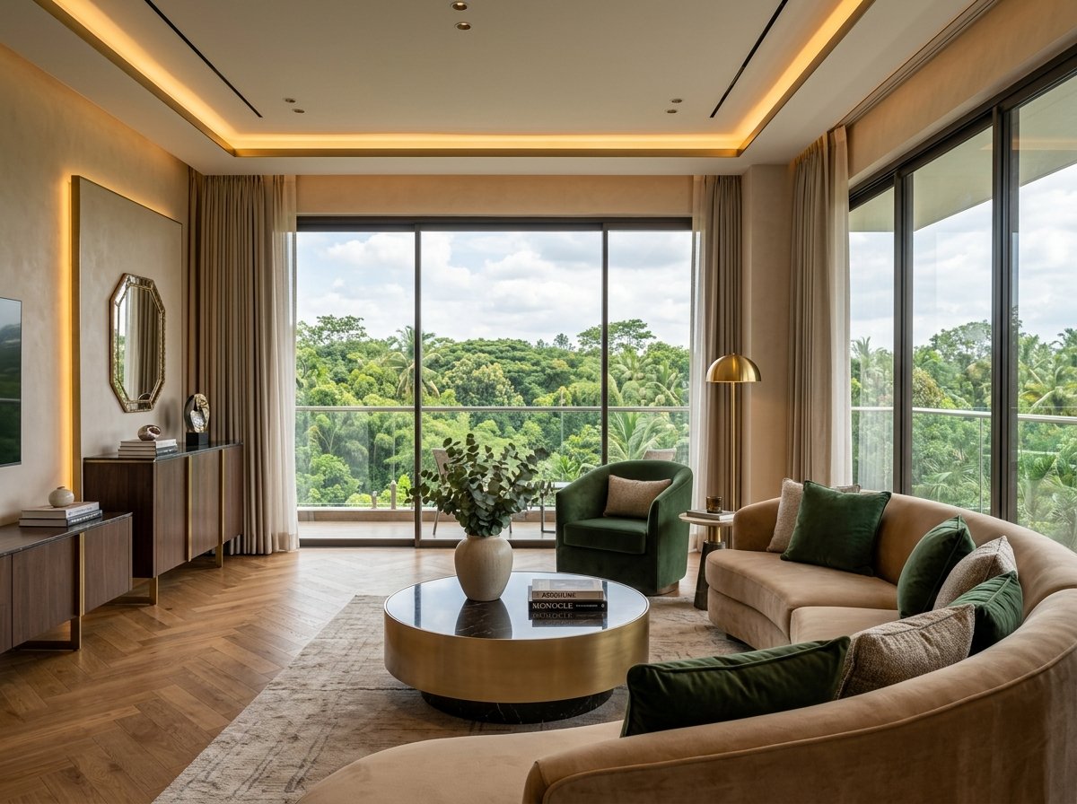 Park Lane Contemporary Interior Living Spaces